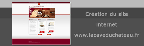 Site internet La cave du chateau à Nogent-le-roi