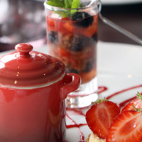 déssert aux fraises